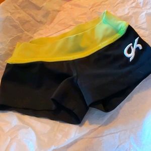 GK gymnastics shorts